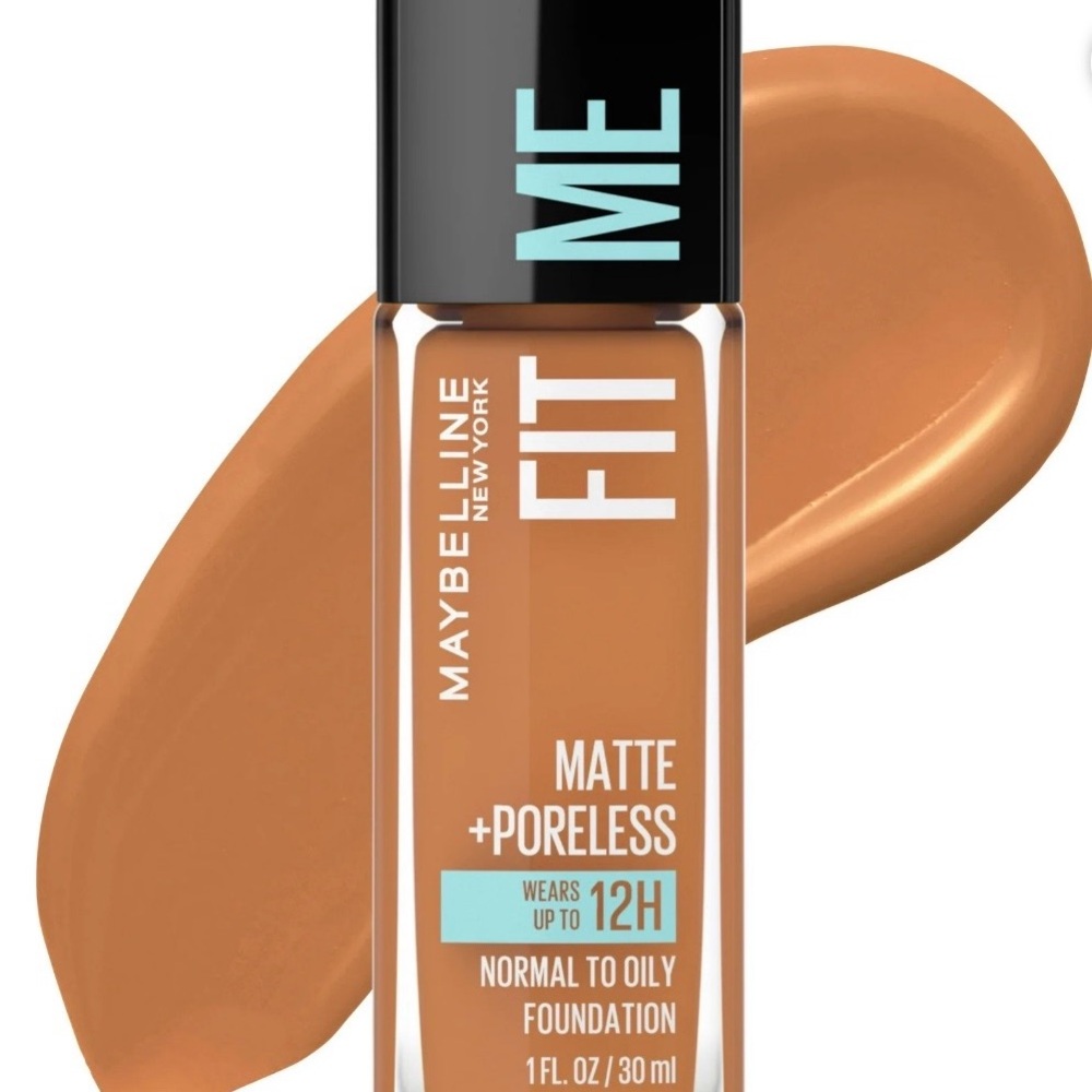 Maybelline Fit Me Matte+Poreless Liquid Foundation, 340 Cappuccino, 1 fl oz NWT